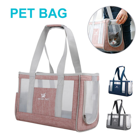 Bolsa de ombro respirável para cães e gatos de estimação