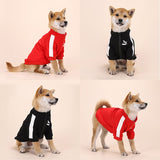 Roupas o de luxo para cães, moletom quente com design francês