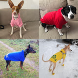 Adidog - Roupas de inverno para cães, moletom quente de lã com capuz