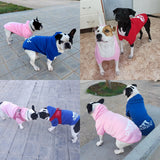 Adidog - Roupas de inverno para cães, moletom quente de lã com capuz