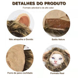 Fantasia Pet para Cães e Gatos Juba De Leão